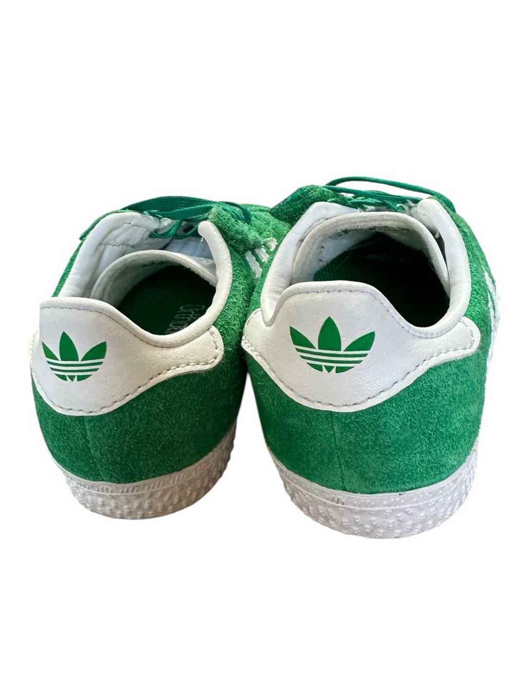 Adidas Gazelle Toddler Shoes Size 8K Green Suede Sneakers IH0363 - Picture 2 of 7